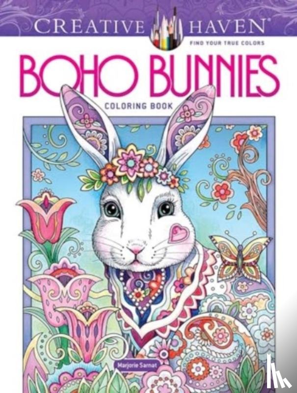 Sarnat, Marjorie - Creative Haven Boho Bunnies Coloring Book