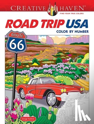 Toufexis, George - Creative Haven Road Trip USA Color by Number