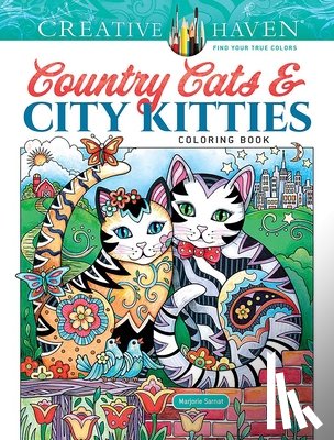 Sarnat, Marjorie - Creative Haven Country Cats & City Kitties Coloring Book