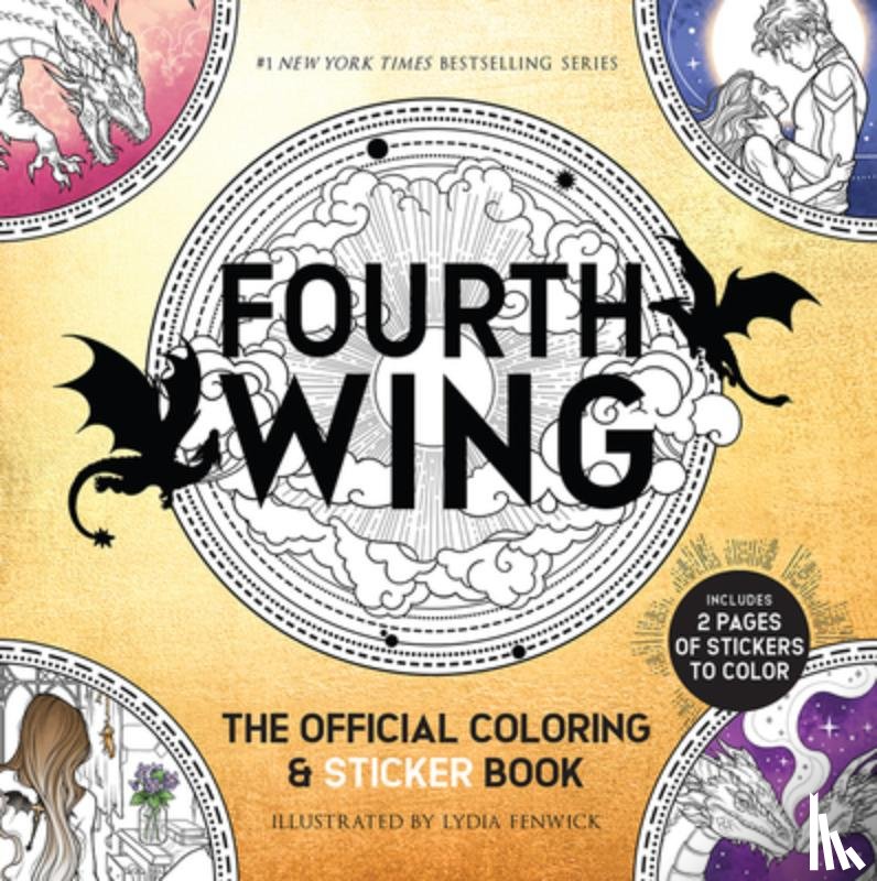 Entangled - Fourth Wing: The Official Coloring & Sticker Book (Includes 2 Pages of Stickers to Color)