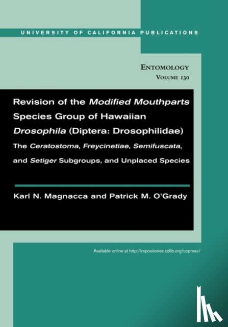 Magnacca, Karl N., O'Grady, Patrick M. - Revision of the Modified Mouthparts Species Group of Hawaiian Drosophila (Diptera: Drosophilidae)