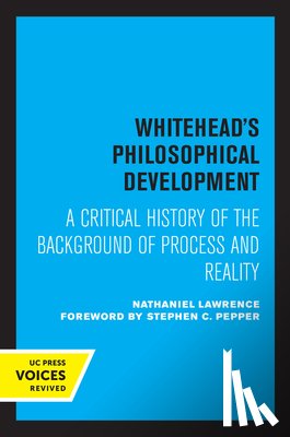 Lawrence, Nathaniel - Whitehead's Philosophical Development