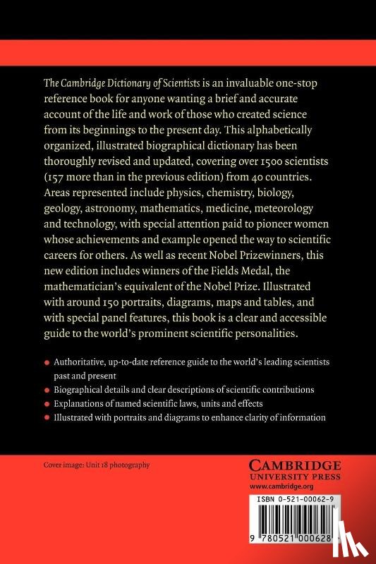 Millar, David, Millar, Ian, Millar, John, Millar, Margaret - The Cambridge Dictionary of Scientists