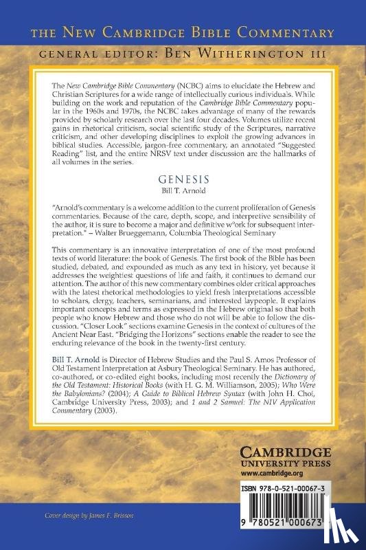 Arnold, Bill T. (Asbury Theological Seminary - Genesis