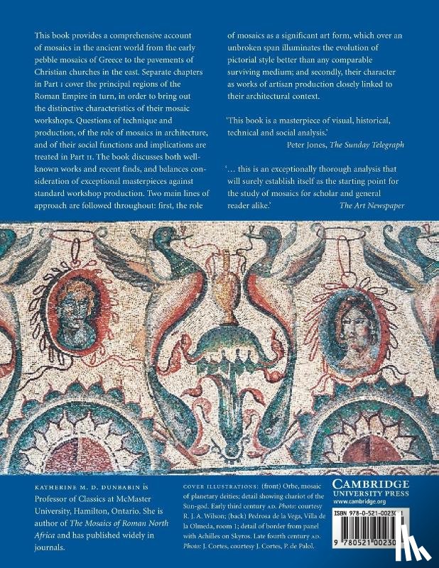 Dunbabin, Katherine M. D. (McMaster University - Mosaics of the Greek and Roman World