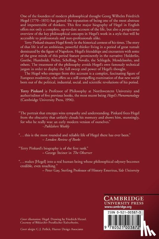 Pinkard, Terry (Georgetown University - Hegel
