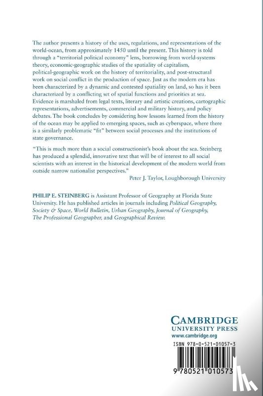Steinberg, Philip E. (Florida State University) - The Social Construction of the Ocean