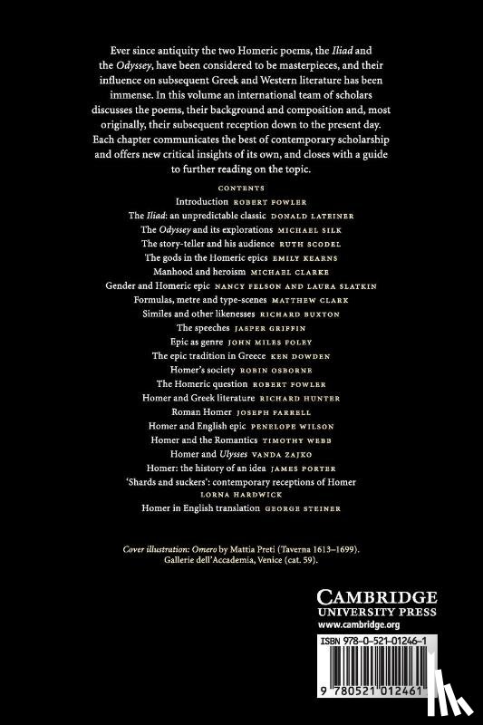  - The Cambridge Companion to Homer