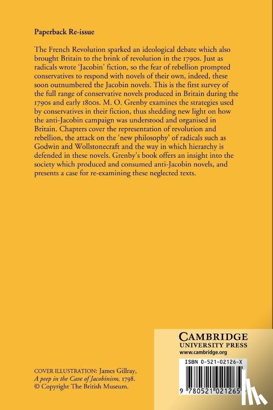 Grenby, M. O. (De Montfort University - The Anti-Jacobin Novel