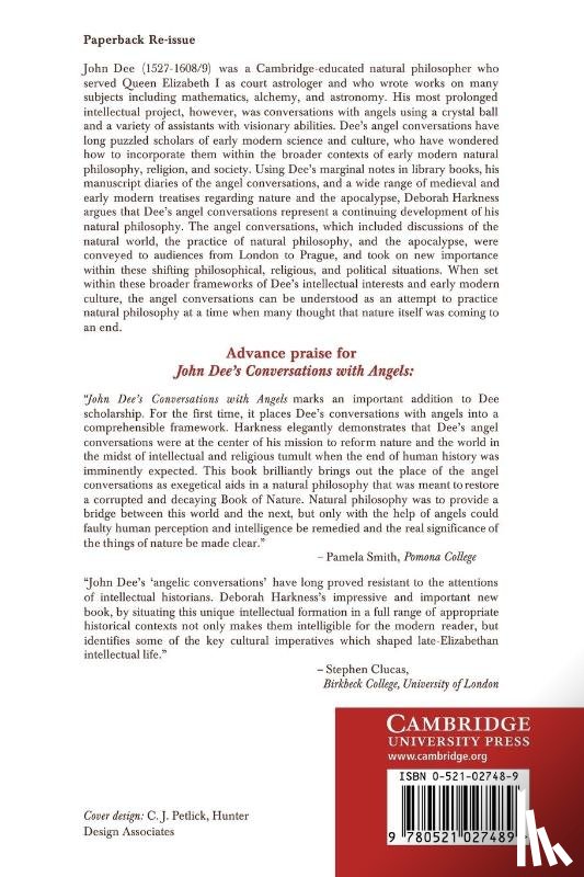 Harkness, Deborah E. (Associate Professor - John Dee's Conversations with Angels