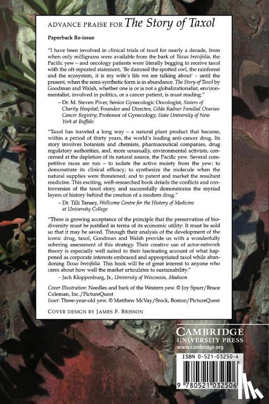 Goodman, Jordan (University of Manchester Institute of Science and Technology), Walsh, Vivien (University of Manchester Institute of Science and Technology) - The Story of Taxol