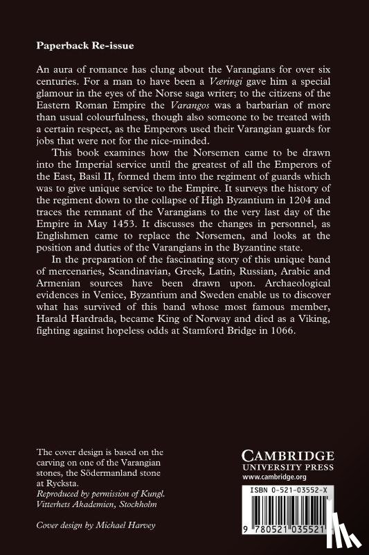 Benedikz, Benedict - The Varangians of Byzantium