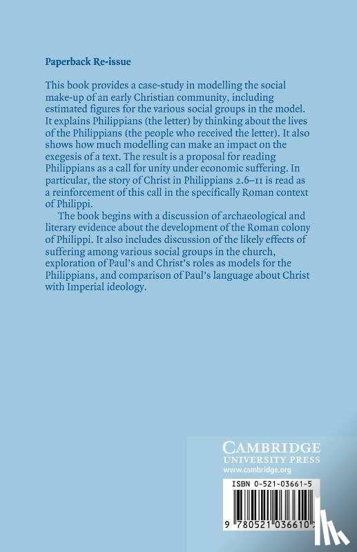 Oakes, Peter (University of Manchester) - Philippians