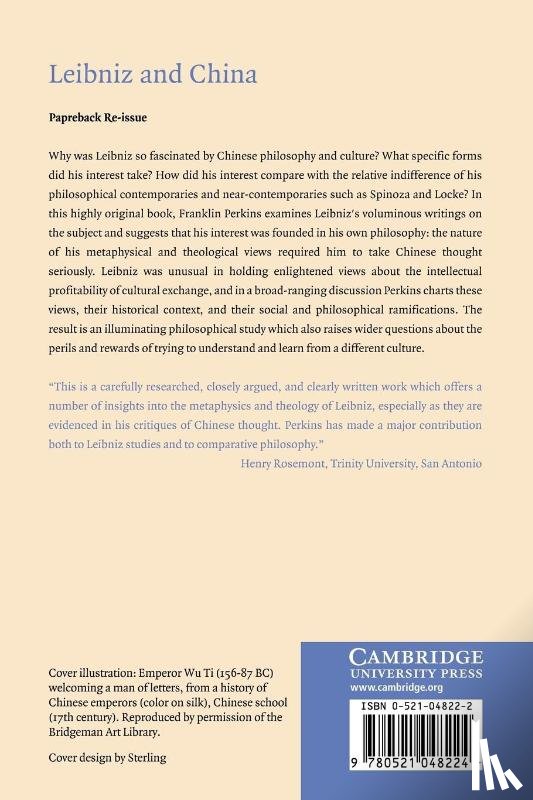 Perkins, Franklin (DePaul University - Leibniz and China