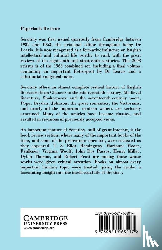  - Scrutiny: A Quarterly Review vol. 12 1944-45