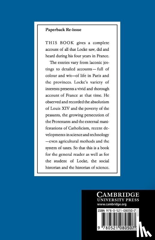  - Lockes Travels in France 1675–1679