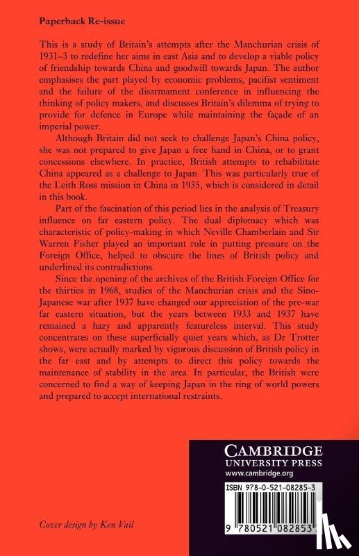 Trotter, Ann - Britain and East Asia 1933–1937