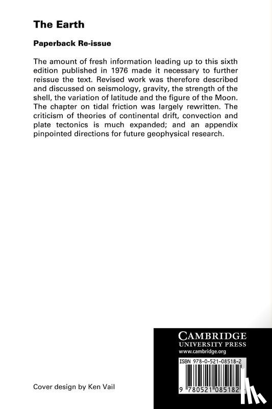 Jeffreys, Harold - The Earth