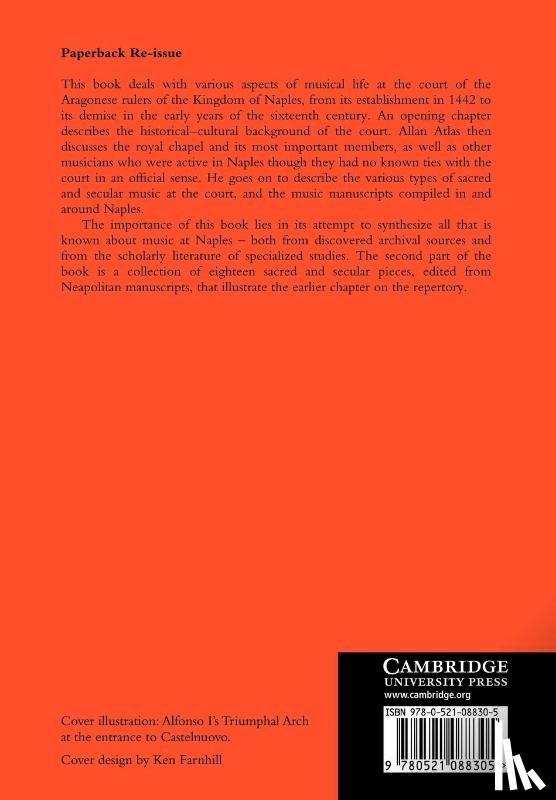 Atlas, Allan W. - Music at the Aragonese Court of Naples