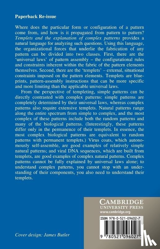 Katz, Michael J. - Templets and the Explanation of Complex Patterns