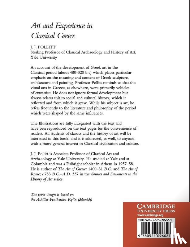 Pollitt, Jerome Jordan - Art and Experience in Classical Greece