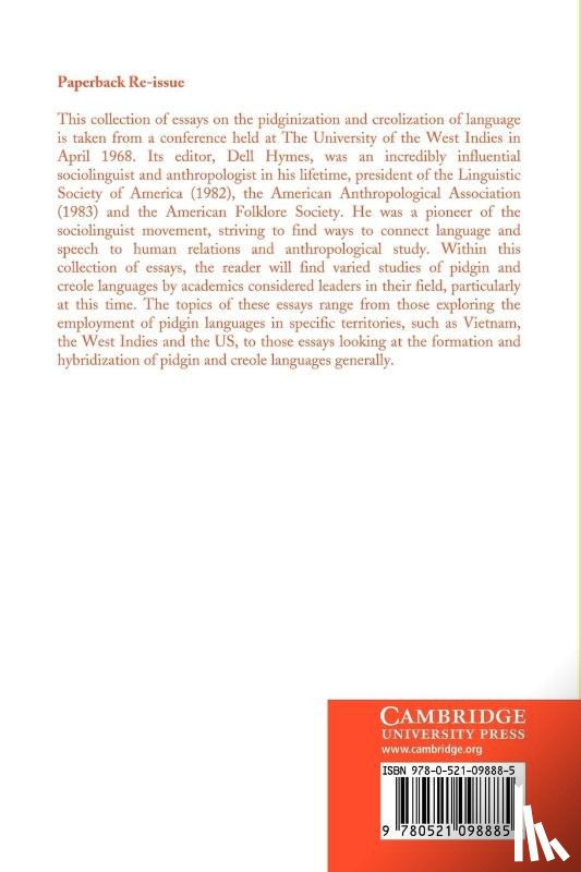 Hymes, Dell - Pidginization and Creolization of Languages