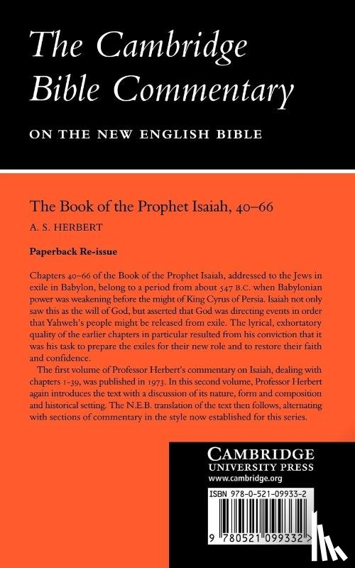Herbert, A. S. - The Book of the Prophet Isaiah, Chapters 40-66