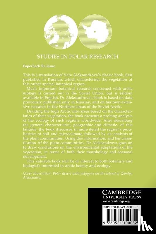 Aleksandrova, V. D. - Vegetation of the Soviet Polar Deserts