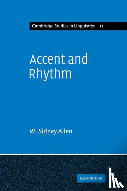 Allen, W. Sidney (University of Cambridge) - Accent and Rhythm