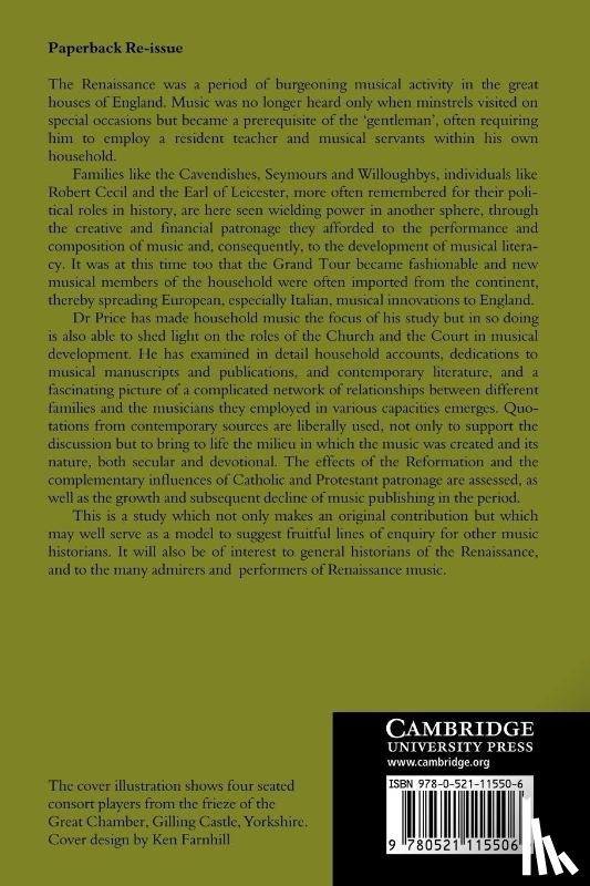 Price, David C. - Patrons and Musicians of the English Renaissance