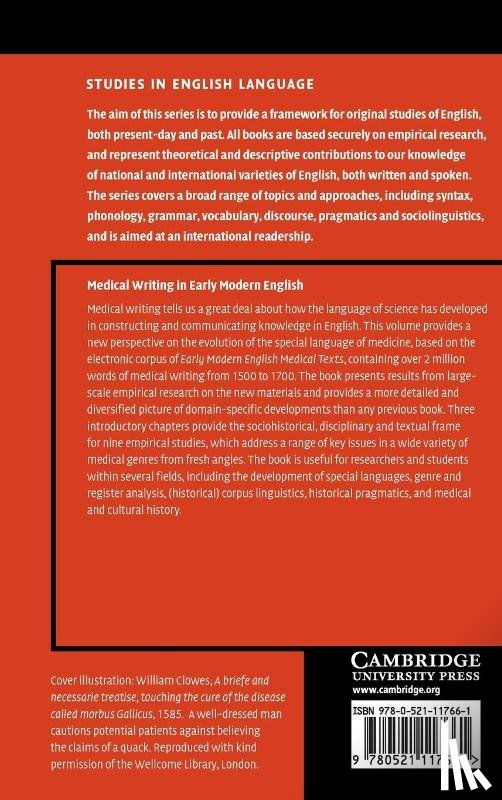  - Medical Writing in Early Modern English