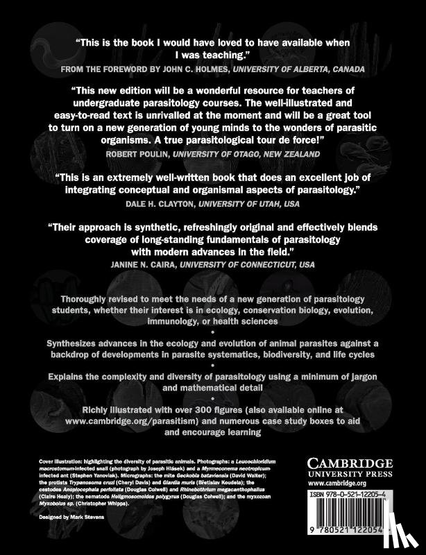 Goater, Timothy M., Goater, Cameron P. (University of Lethbridge, Esch, Gerald W. (Wake Forest University - Parasitism