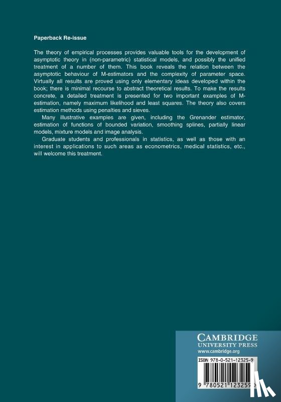 van de Geer, Sara A. (Rijksuniversiteit Leiden - Empirical Processes in M-Estimation