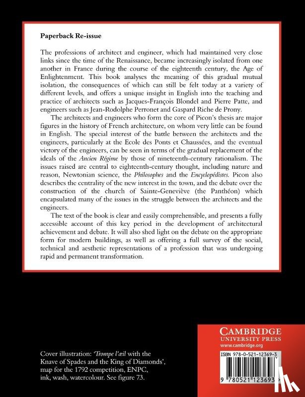Picon, Antoine - French Architects and Engineers in the Age of Enlightenment