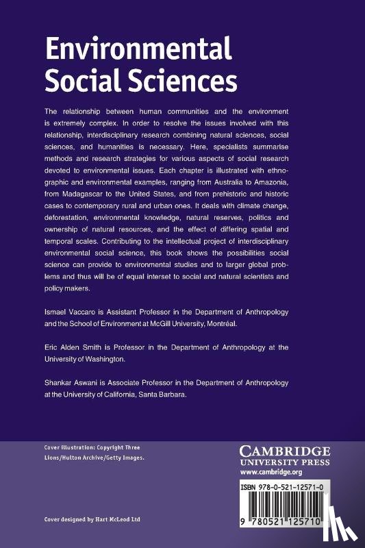  - Environmental Social Sciences