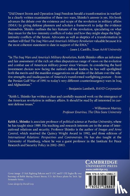Shimko, Keith L. (Purdue University - The Iraq Wars and America's Military Revolution