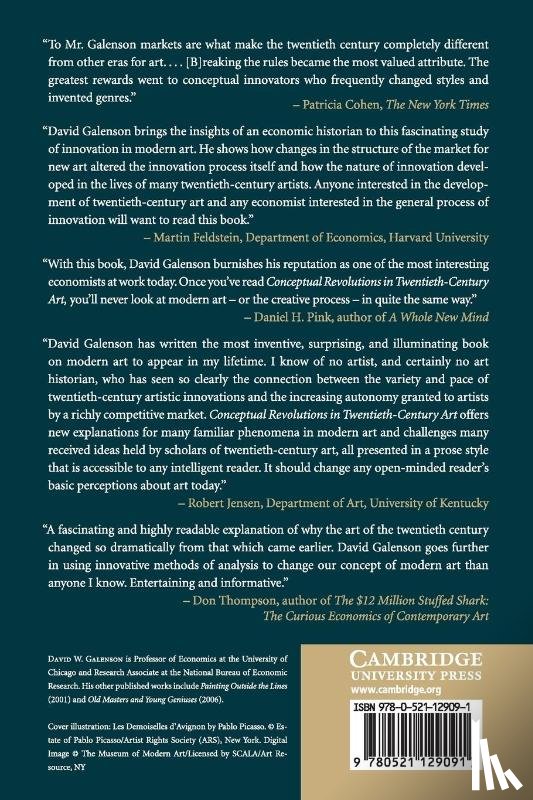 Galenson, David W. (University of Chicago) - Conceptual Revolutions in Twentieth-Century Art
