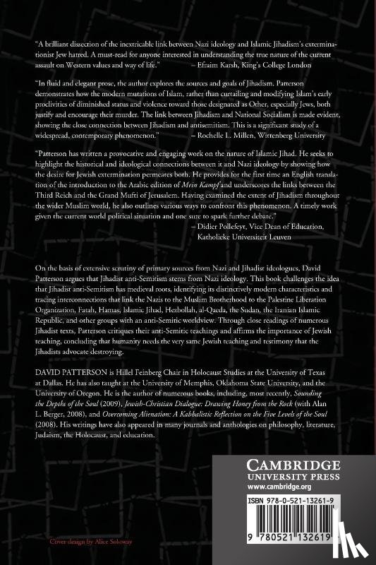 Patterson, David (Hillel Feinberg Chair in Holocaust Studies) - A Genealogy of Evil
