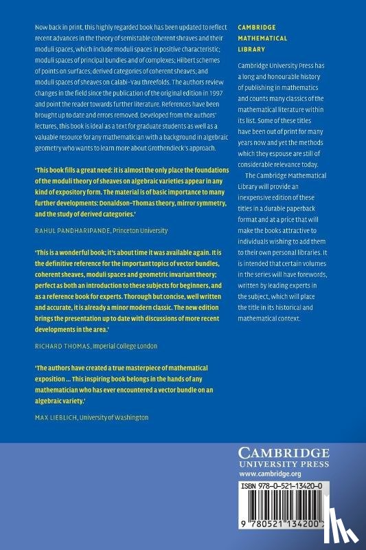 Huybrechts, Daniel, Lehn, Manfred - The Geometry of Moduli Spaces of Sheaves