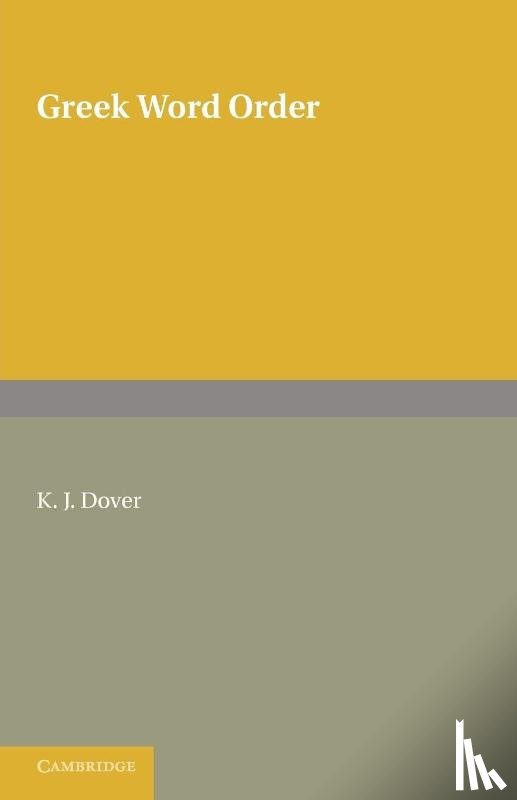 Dover - Greek Word Order