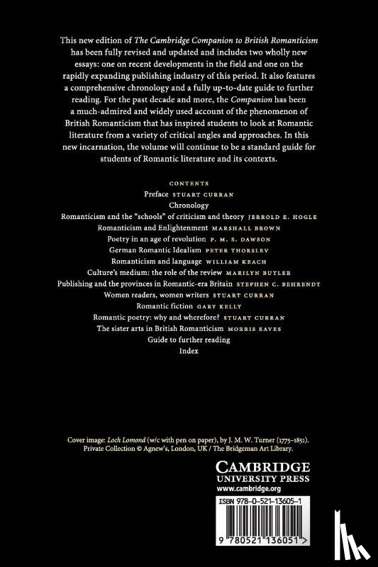  - The Cambridge Companion to British Romanticism
