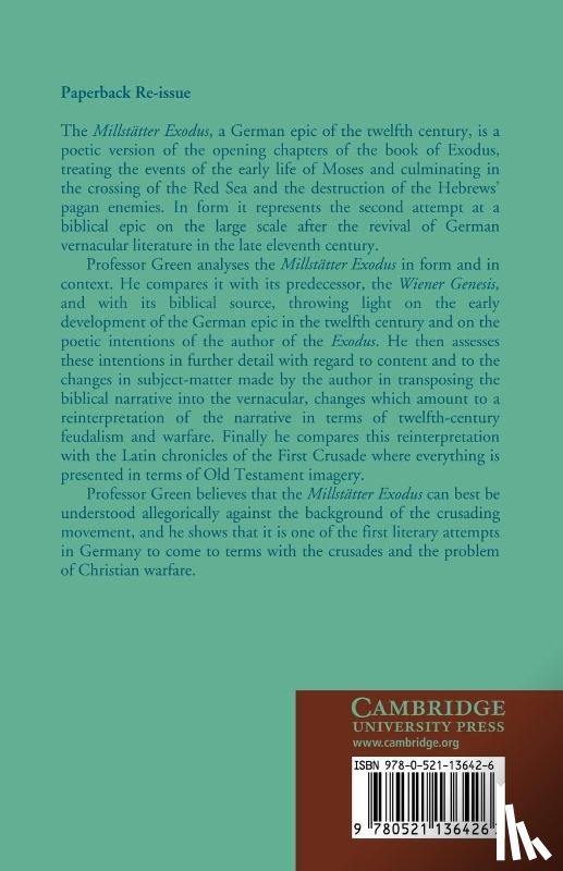 Green, D. H. - The Millstatter Exodus