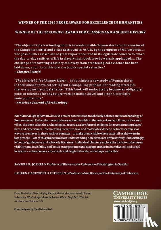 Joshel, Sandra R. (University of Washington), Petersen, Lauren Hackworth (University of Delaware) - The Material Life of Roman Slaves