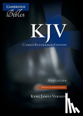 Baker Publishing Group - KJV Cameo Reference Bible, Brown Calfskin Leather, Red-letter Text, KJ455:XR Brown Calfskin Leather