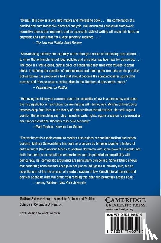 Schwartzberg, Melissa (Columbia University - Democracy and Legal Change