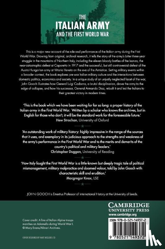 Gooch, John (University of Leeds) - The Italian Army and the First World War