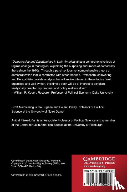 Mainwaring, Scott (University of Notre Dame, Perez-Linan, Anibal (University of Pittsburgh) - Democracies and Dictatorships in Latin America