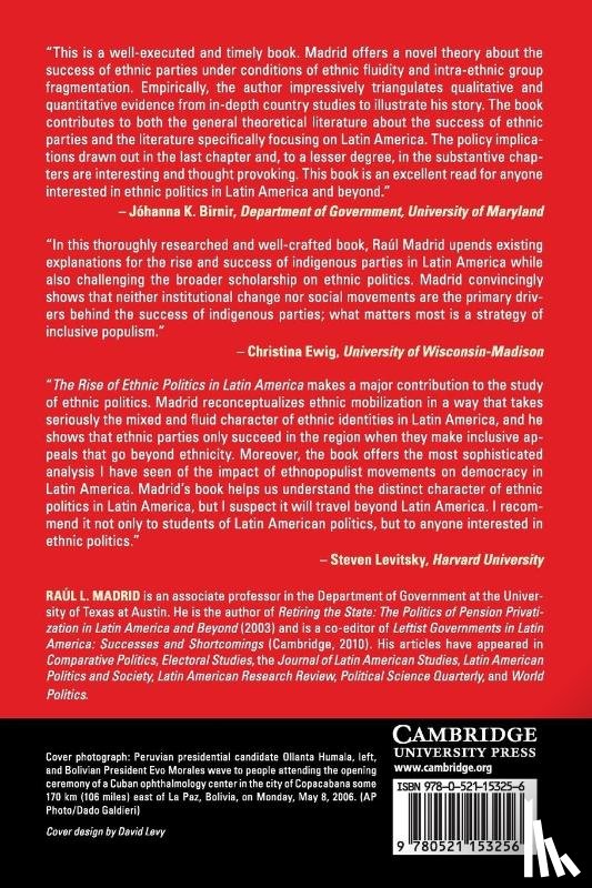 Madrid, Raul L. (University of Texas - The Rise of Ethnic Politics in Latin America
