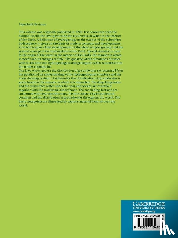 Pinneker, E. V. - General Hydrogeology