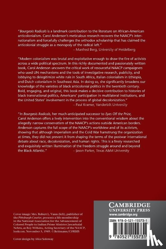 Anderson, Carol (Emory University - Bourgeois Radicals